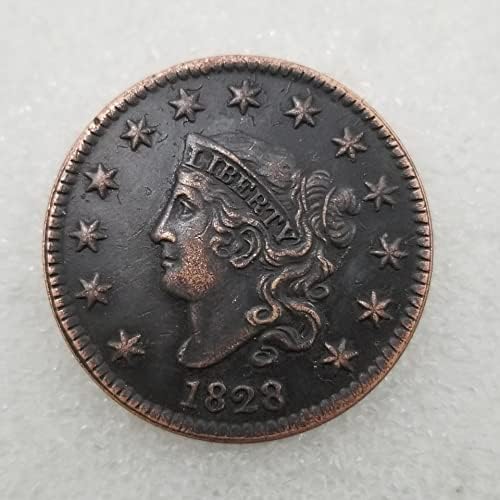 Старинни Занаяти Американски 1828 година, 1 Сребърен Долар Сребърен Долар Чуждестранна Колекция Сребърни Долара