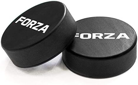 Хокейни шайби FORZA | Хокейни шайби се Предлагат в опаковка от 6 или 12 броя | Шайби за хокей на лед|, Определени по хокей на шайби за мачове и тренировки | Набиране на гуме