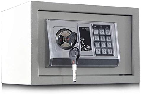 Големият електронен Цифров сейф NICEDAYFY за Домашна сигурност на Бижута -Имитация на заключване на сейфа (Цвят: черен)