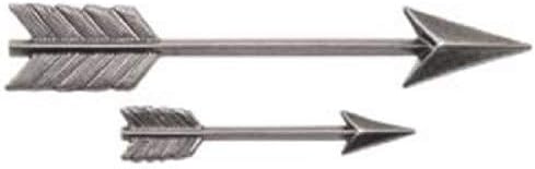 Декорация със стрелки от Тим Хольца Idea-ology, на 6-ключодържатели с опаковка, с Различни размери, Тапицерия от античния никел, TH93127