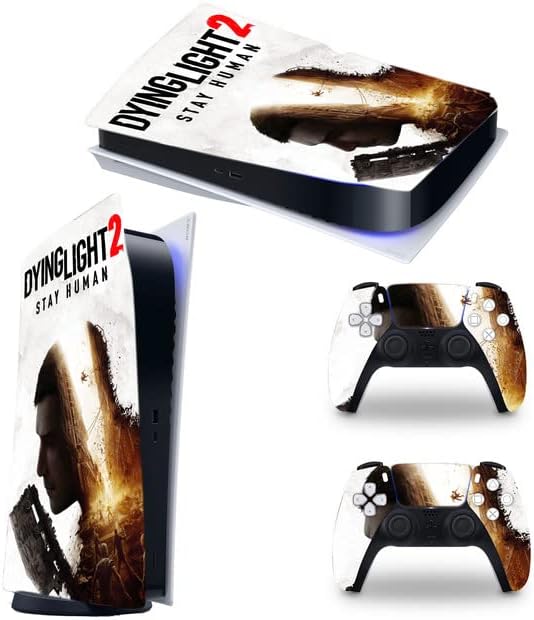 Zombie Game-Кожа PS5 за Playstation 5 Disc Издание с пълен комплект конзола и контролер (подходящ само за версия Ps5 Disc)