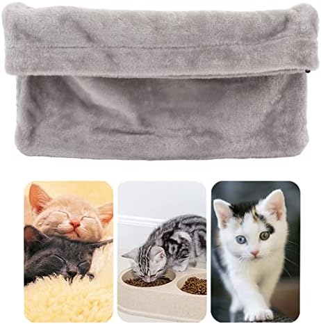 Топла котешка легло, преносима, сгъваема котешки хамак, през зимата удобен за малки кученца