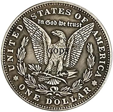 Точно копие на Възпоменателни монети Coin Hobo Nickel 1881-Копие долара cc Morgan US Type 226