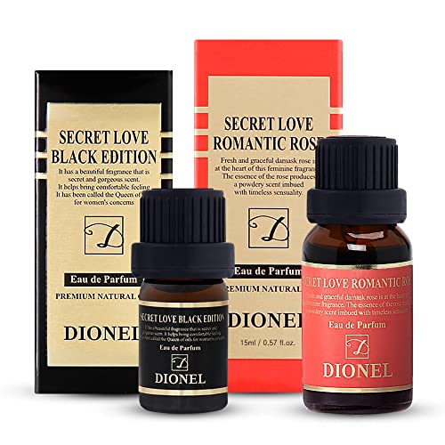 Dionel Secret Love парфюм за жени, вътрешно парфюмерное масло, Black Edition 5 мл + Romantic Rose 15 мл