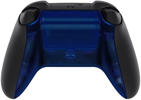 Изключително Прозрачна Синя Изработени по поръчка Долната обвивка с капак на отделението за батерията на контролера на Xbox серия