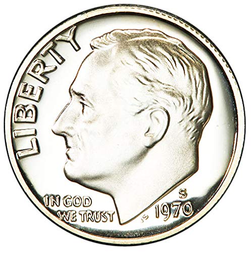 Монетен двор на САЩ ПРЕЗ 1970 - ТЕ години Proof Roosevelt Dime Choice Без лечение