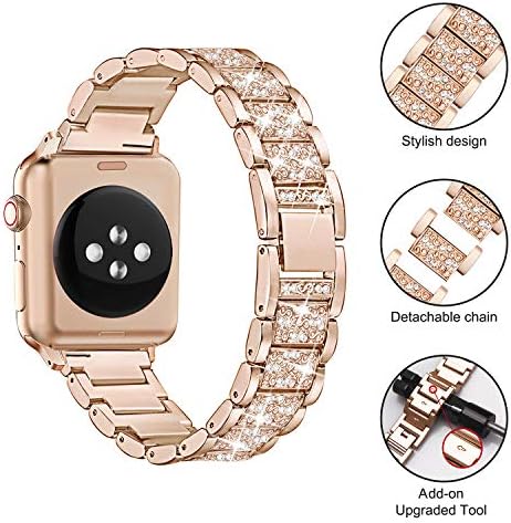 Mesime е Съвместим с каишка на Apple Watch с корпус 44 мм за жени
