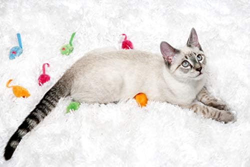 Комплект играчки за котки Hartz Cattraction с две играчки Silver Лозата и Catnip - Магически единорогом-Кикър и 12 и с малко пари