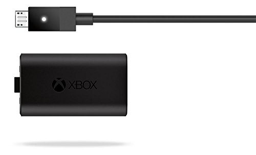 Microsoft S3V-00014 Комплект за възпроизвеждане и зареждане на Xbox One Черен