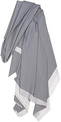 Сребриста светоотражающая плат с висока видимост, сив мек материал, пришиваемый за дрехи Размер: 55 см x 2yd