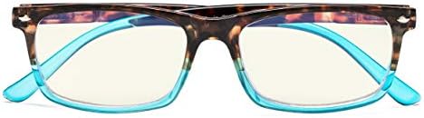 Компютърни Очила за четене BLUELESS Readers-Прозрачни Лещи, Защита от ултравиолетови лъчи за Жени и Мъже
