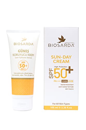 Слънцезащитен крем - Biosarda Sunscreen Spf 50 Слънцезащитен лосион за лице на широк спектър Spf 50 Безтегловен и освежаване на