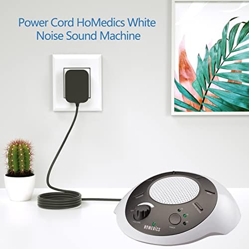 за Homedics Зарядно устройство за звукова машина с бял шум, което е Съвместимо с HoMedics SS-2000 СС 2000 SounsSpa Преносима Подмяна