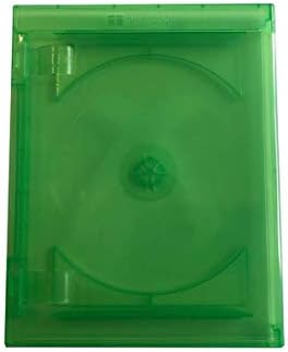 Нов титуляр за Замяна кутии MegaDisc Premium 10 Празни Зелен Прозрачен Калъф за игри