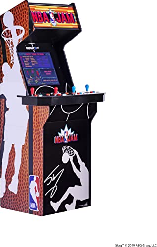 Arcade1Up NBA JAM: Arcade машина ШАК Edition и аркадна игра Arcade1Up NAMCO BANDAI Legacy Ms. PAC-MAN™ Edition – Слот машина за