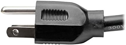 Удължителен кабел захранващия кабел Трип Lite, Сверхпрочный, 14AWG, от 5-15 P до 5-15 R, 15A, 25' (P024-025) черен