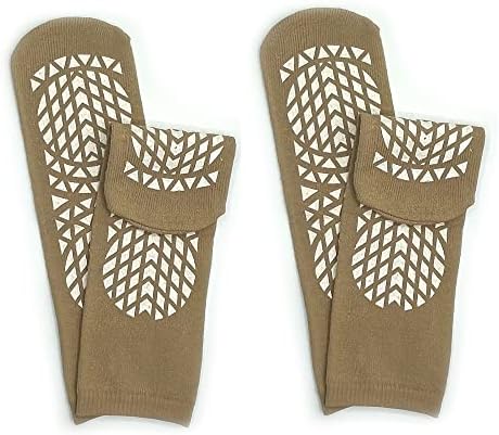 Нескользящие защитни чорапи с двустранно дизайн на протектора Secure Step, 2 Чифта