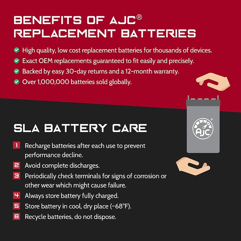 Запечатани оловно-кисели батерии Universal Power Group UB12900 (45826) 12V 100Ah - това е замяна на марката AJC