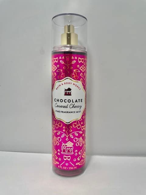 Спрей за тяло Bath and Body Works Cherry Fine Fragrance Mist в шоколадовата глазура 8 Грама