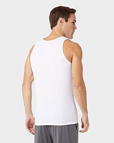 Мъжки тениски-потници в рубчик с температура от 32 ГРАДУСА, 2 опаковки | Леки | Меки на допир