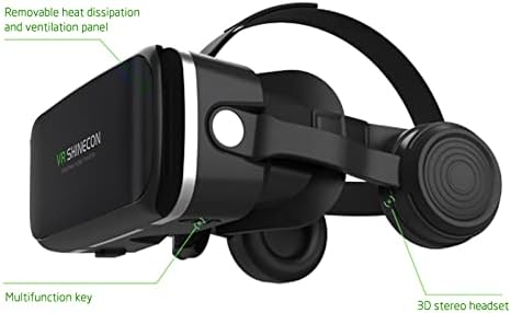 3О, най-Добрата система за очила за виртуална реалност 3D Gaming Glasses за Vr-слушалки, Vr-слушалки за мобилни телефони и Android-подаръци