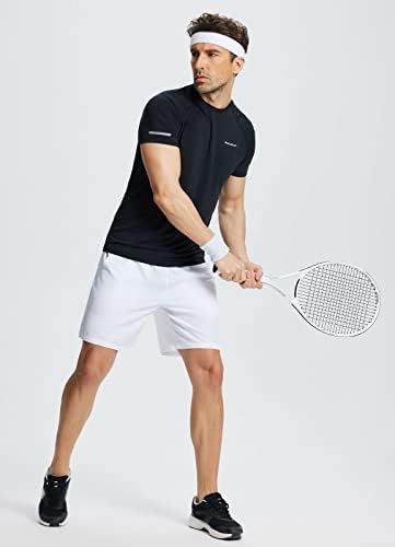 Мъжки тенис шорти BALEAF 7С джобове за тренировъчен топка за Джогинг, бързо съхнещи, Без подплата