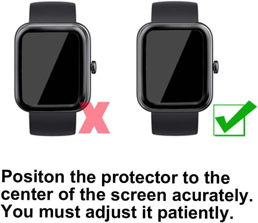 защитно фолио smaate 3D, което е съвместимо с Apple Watch Ultra 49 мм, здрав материал PMMA, пълно покритие, не е счупен, не се драска