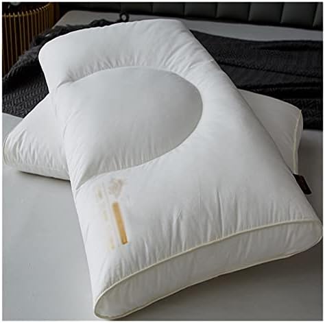 Дом и комфорт Надуваеми възглавници от пяна с памет ефект, Калъфи за възглавници за тялото, Декоративни възглавници за спане на шията (Цвят: A, размер: 48x74 см)