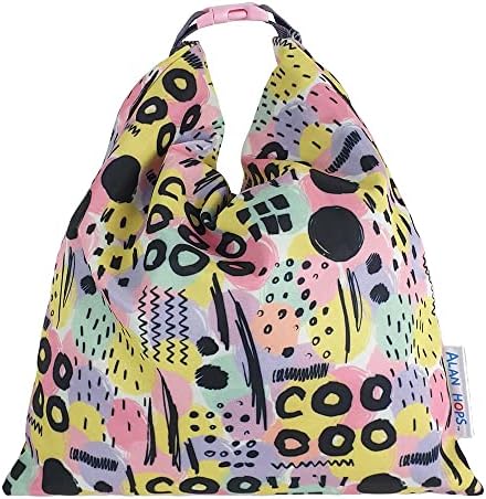 Влажен чанта Alan Хмел - Водоустойчив материал, за многократна употреба, за памперси, Замърсена / Мокри дрехи, Бански костюми, плажа, Басейна, детска градина, фитнес за?