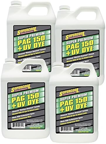 TSI Supercool P150-128D-4CP PAG 150-Масло за оцветяване с добавянето на вискозитет U/V - 1 Галон, 4 опаковки