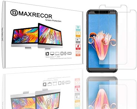 Защитно фолио за екрана, разработена за цифров фотоапарат Samsung SL201 - Maxrecor Нано Матрицата Anti-Glare (комплект от две опаковки)