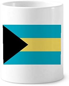 Национален Флаг На Бахамските Острови Държава Северна Америка Държач За Четка За Зъби, Химикалка, Чаша, Керамична Чиния, Чаша За