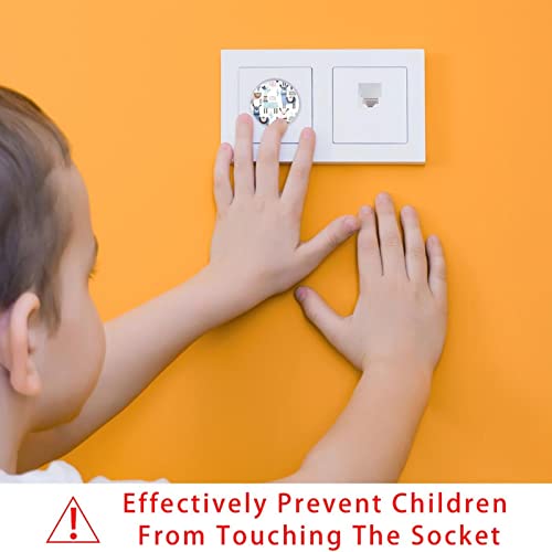 Капачки за контакти LAIYUHUA За защита от деца (на 12 и 24 опаковки), Устойчива защита на електрически щепсел | Пластмасови капачки