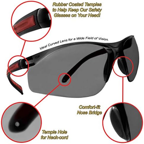 Защитни очила с тонировкой ClearArmor Защита на очите Удобни очила Eyewear с нашата технология тонированных лещи SuperLite и SuperClear