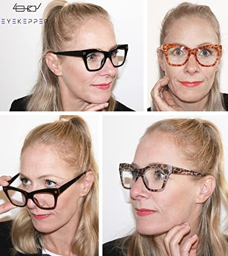 Eyekepper, 4 Опаковки Бифокальных Очила За Четене, Женски Бифокални Ридеры В Голяма Рамка