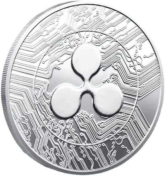 Монета Ripple Айде Кръг са подбрани Монета XRP Монета с Футляром Възпоменателна Монета Предизвикателство Монети, Златни монети с Колекционерска стойност # 1 (Сребро)