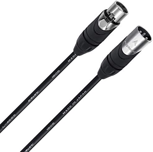 5 Блока на 12 фута - Микрофонные кабели Canare L-4E6S, Star Quad Balanced за мъже и жени с части за свързване, Amphenol AX3M и AX3F