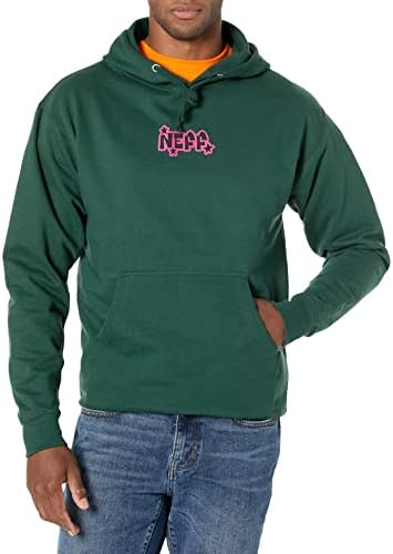 Мъжки Hoody с графичен Заводным Логото на НЕФ, Пуловер за Скейтъри, Hoody с качулка