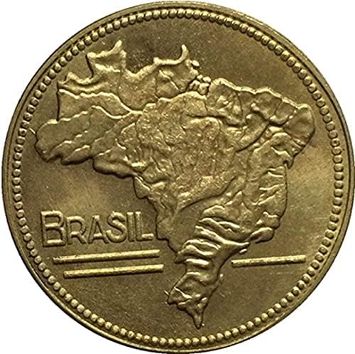 Монети Бразилия през 1949 Г., Направени от Мед, Старинни Монети, Колекция Занаяти, Възпоменателна Монета от колекция монети