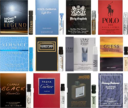 Проби дизайнерски аромати на парфюм за мъже - Партия пробников x 12 Флакона (2)