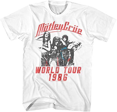 Motley Crue 1981, Световно турне на Американската хеви-метъл-рок-група, Бяла Тениска за възрастни