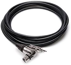 15-Крак микрофон кабел Hosa MXM-015RS XLR3F RA-3.5 мм TRS