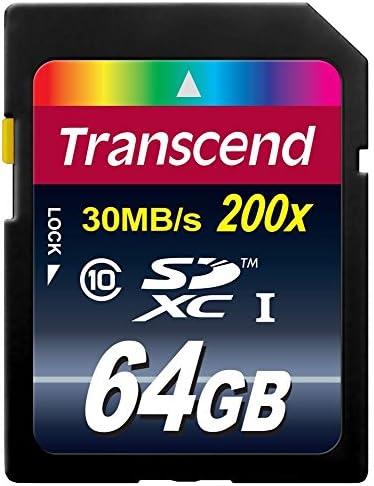 Карта памет Transcend 64GB Secure Digital клас 10 повишен капацитет (SDXC)