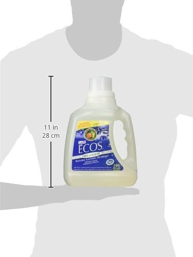 Екологично Чисти продукти ECOS Хипоалергичен Течен прах за пране Без аромат и без мирис, 100 Мл