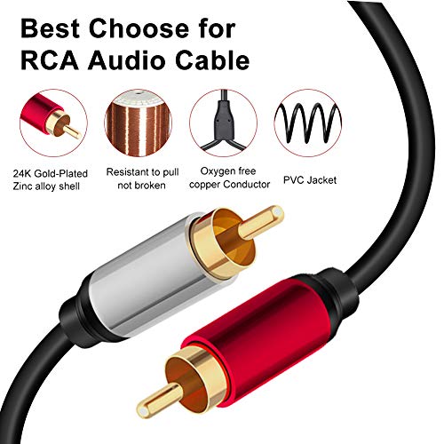 Мвнр йонг qee може XLR съединители за 2RCA мъжки Y сплитер кабел за свързване, 1 XLR съединители 3-пинов, за двойна RCA съединители