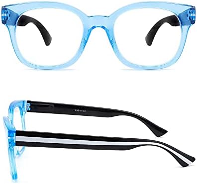 CRGATV 2 Големи Женски Очила за четене с блокиране на синя светлина, Стилни Ретро Компютърни Очила За четене, които могат да увеличат