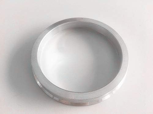 NB-AERO 4 бр. Сребристи Алуминиеви пръстени от 60 мм (колелце) до 54,1 мм (Ступица) | Централно пръстен Hubcentric от 54,1 мм до